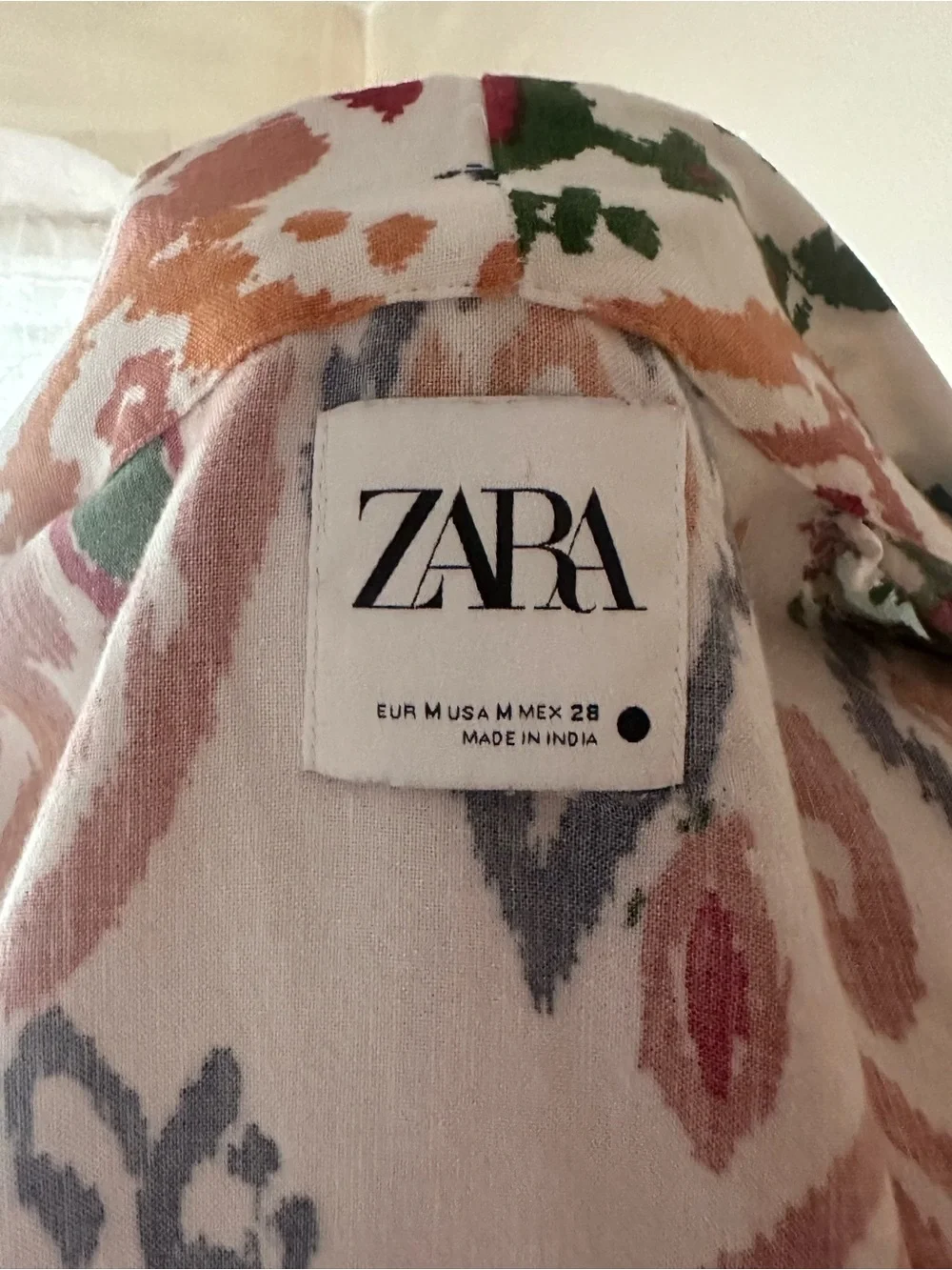 Zara Vibrant Ikat Kimono Jacket